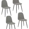 Juego De 4 Sillas De Comedor Escandinavo